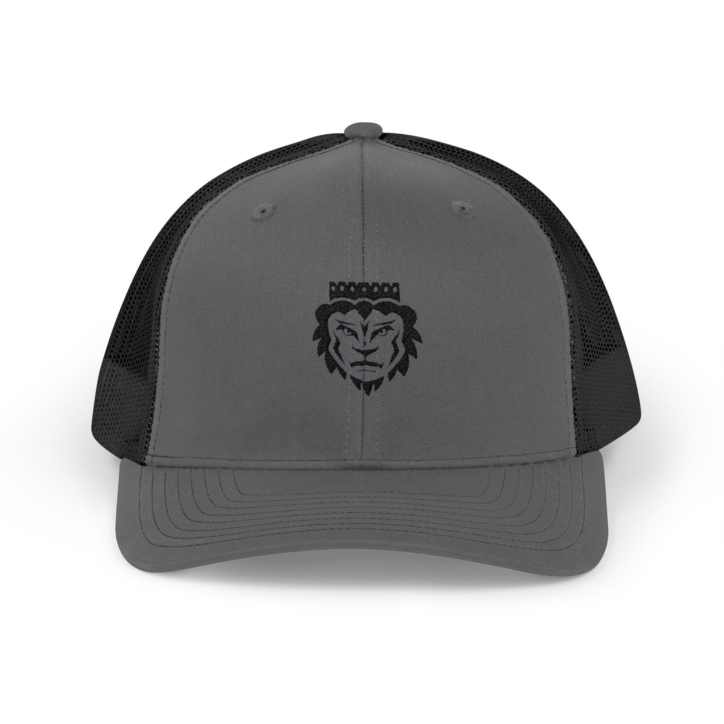 Royal Lion Embroidered Snapback Trucker Cap