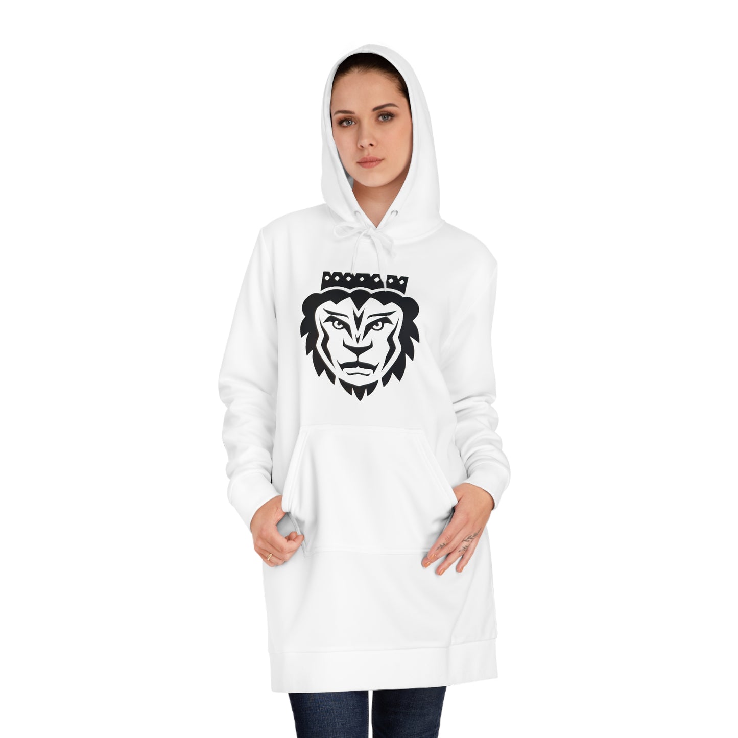 King Lion Women's Hoodie Dress - Stylish and Comfortable Casualwear