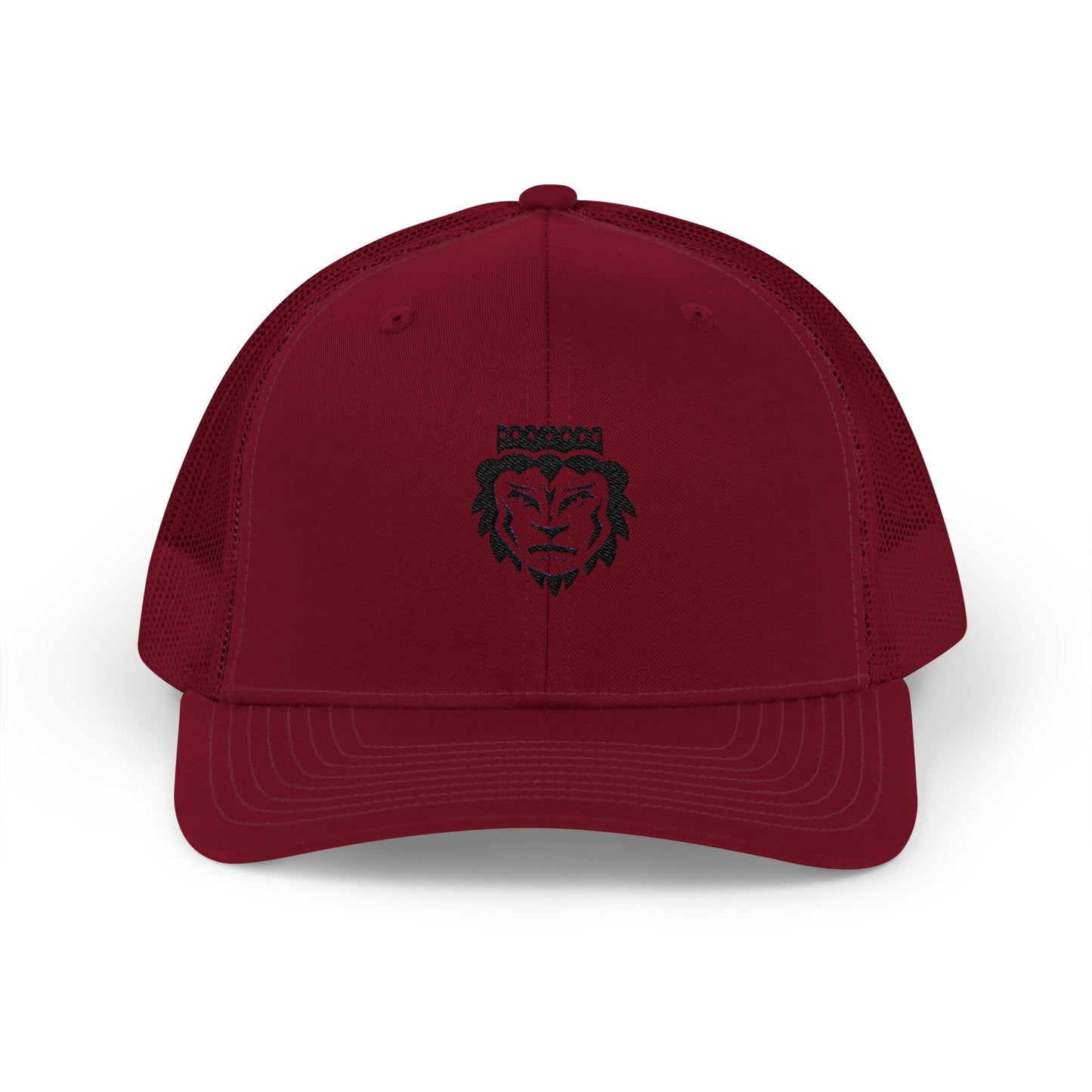 Royal Lion Embroidered Snapback Trucker Cap