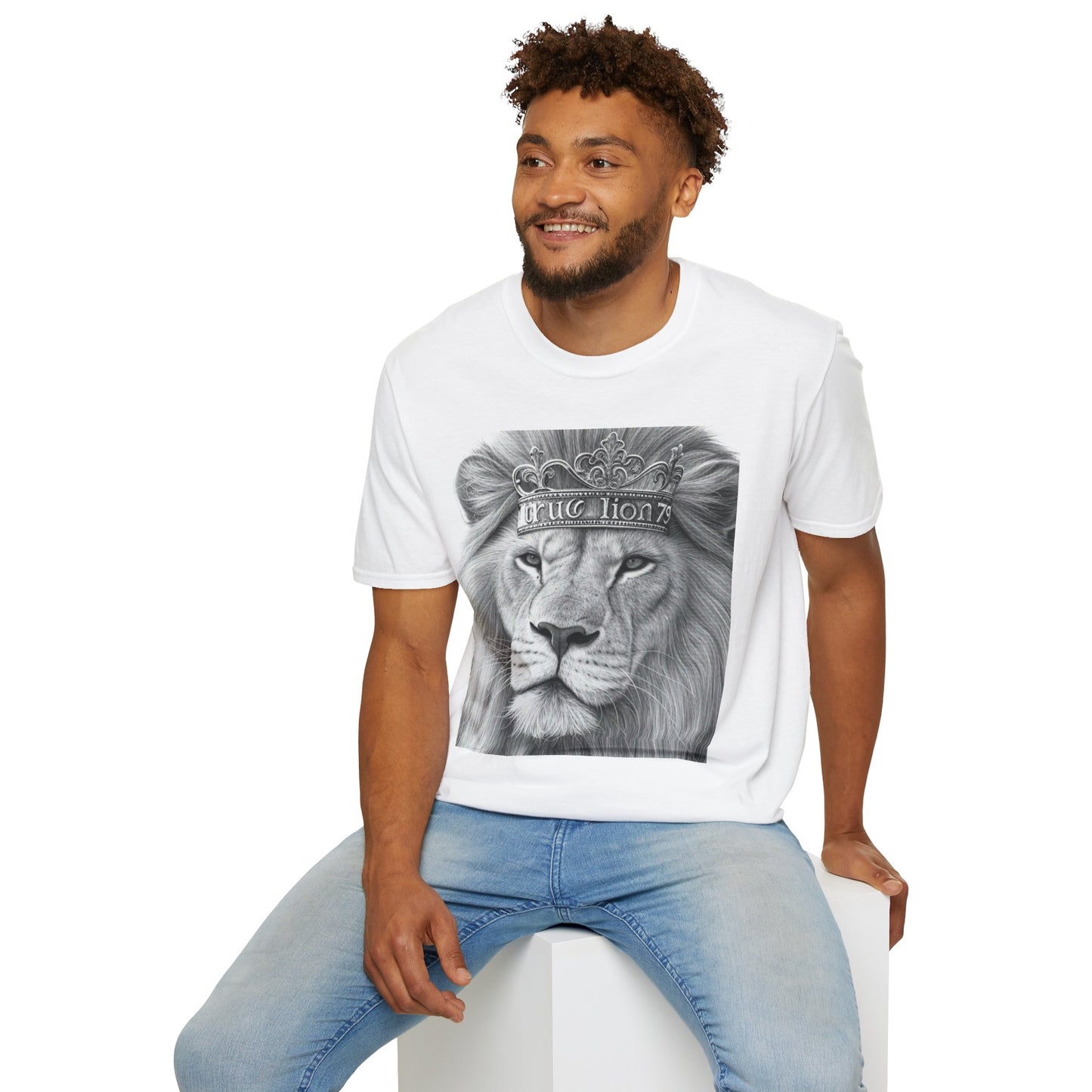 The TrueLion Graphic Unisex Softstyle T-Shirt - Perfect for the True leader.