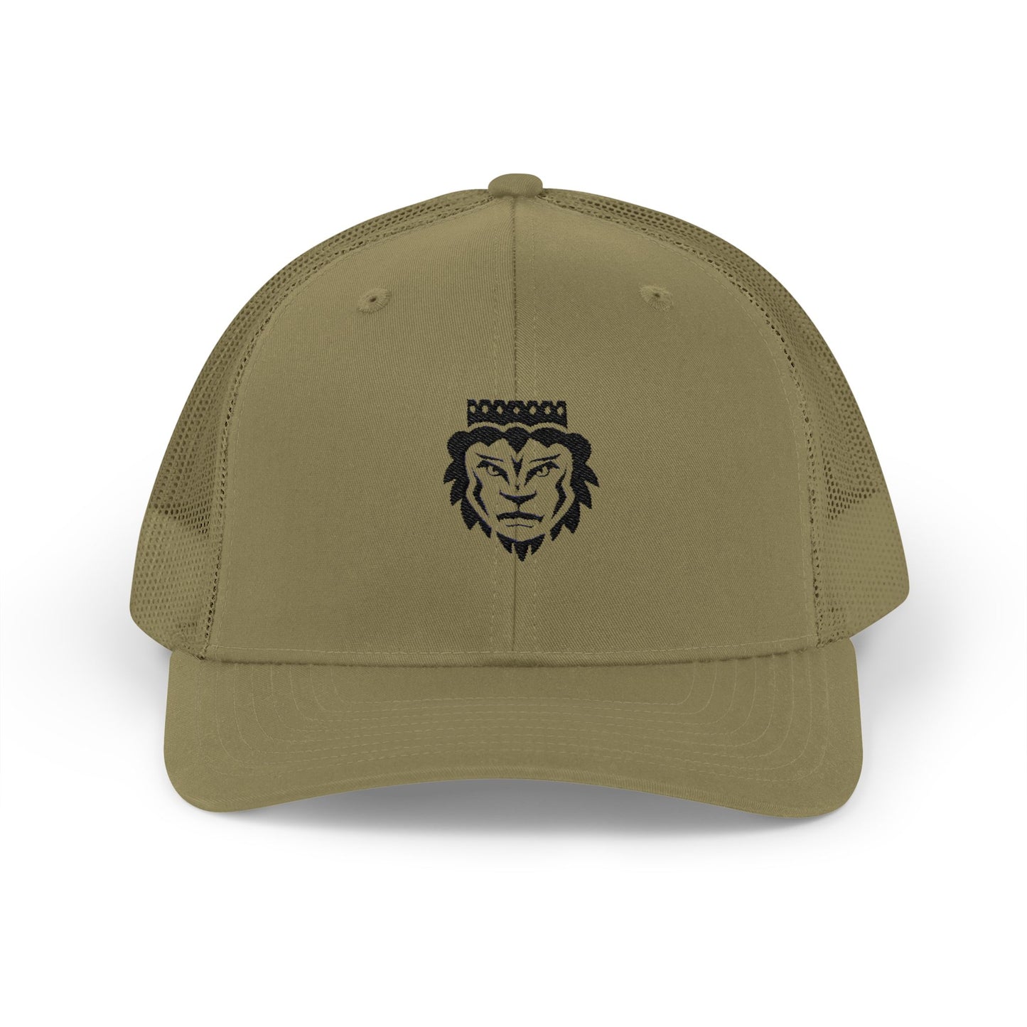 Royal Lion Embroidered Snapback Trucker Cap