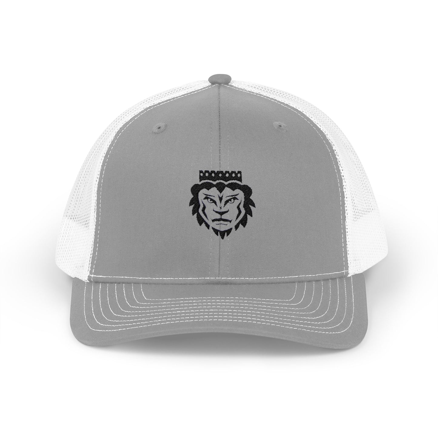 Royal Lion Embroidered Snapback Trucker Cap