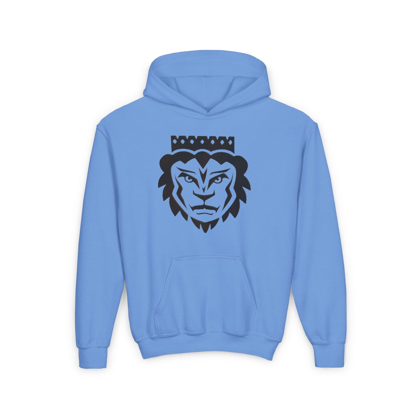 Crown Lion Youth Hoodie - Stylish and Comfortable Sweatshirt for Young Roarers