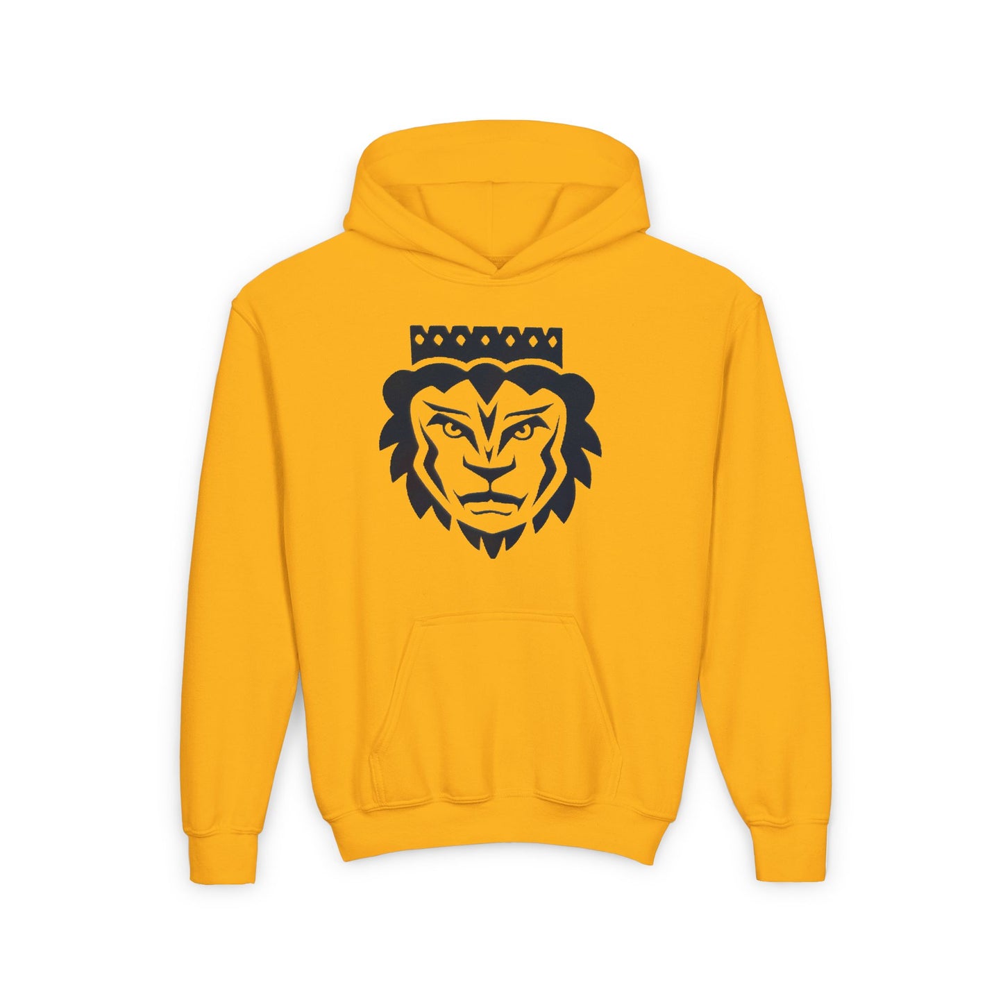 Crown Lion Youth Hoodie - Stylish and Comfortable Sweatshirt for Young Roarers