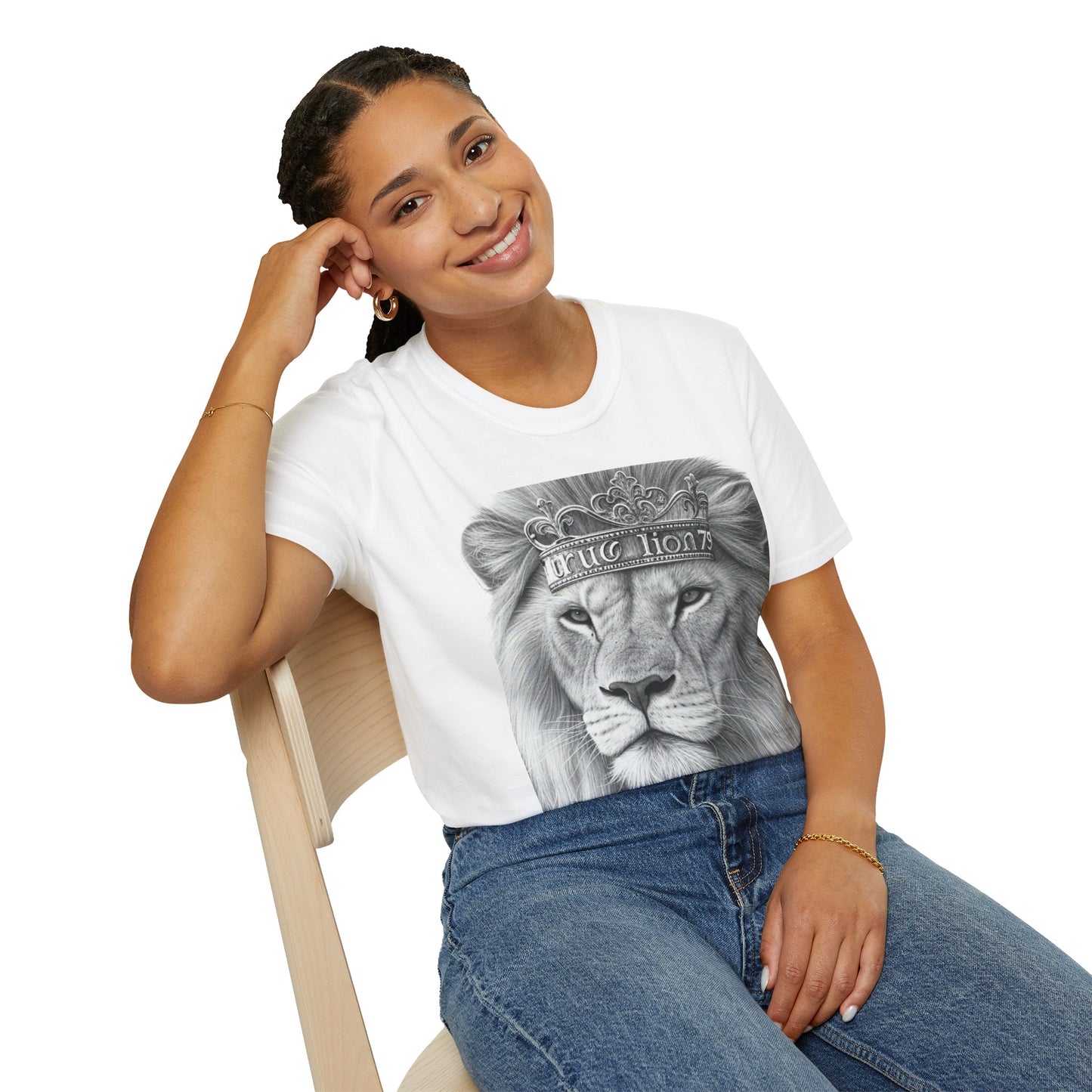 The TrueLion Graphic Unisex Softstyle T-Shirt - Perfect for the True leader.